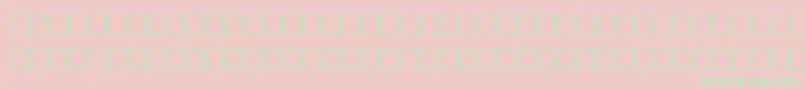 QuickRegular Font – Green Fonts on Pink Background