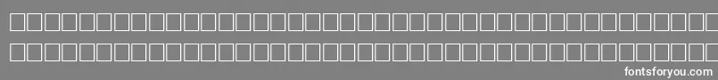 QuickRegular Font – White Fonts on Gray Background