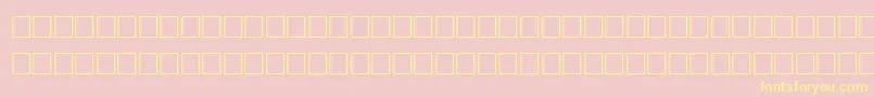 QuickRegular Font – Yellow Fonts on Pink Background