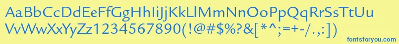 More about LegacysansstdBook Font LegacysansstdBook Font – Blue Fonts on Yellow Background