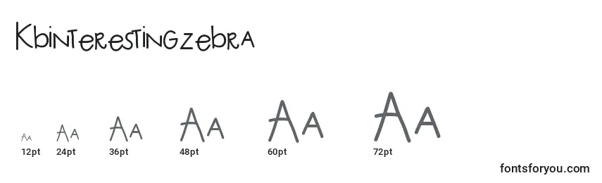 Размеры шрифта Kbinterestingzebra