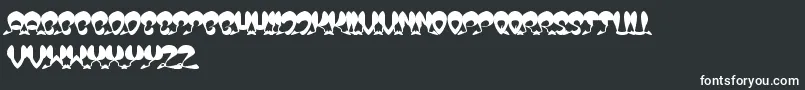 OverTheSky Font – White Fonts on Black Background