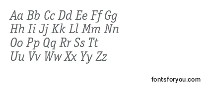 Review of the OfficinaserifcBookitalic Font