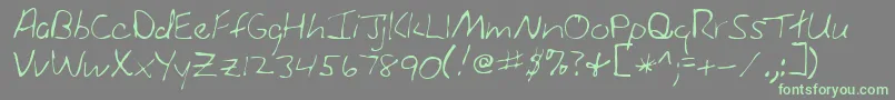 Más sobre la fuente SueRegular fuente SueRegular – Fuentes Verdes Sobre Fondo Gris