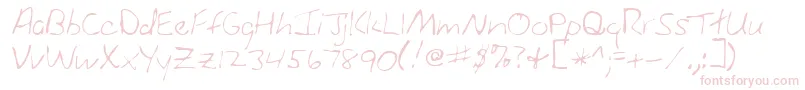 Подробнее о шрифте SueRegular Шрифт SueRegular – розовые шрифты