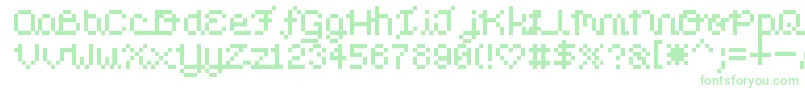 Police PixelLove – polices vertes