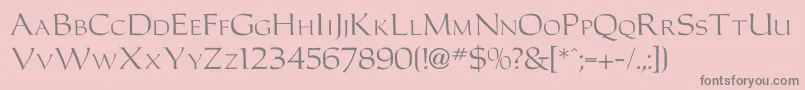 En savoir plus sur la police Carolusromanfont Police Carolusromanfont – polices grises sur fond rose