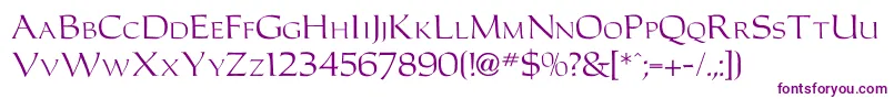 Police Carolusromanfont – polices violettes