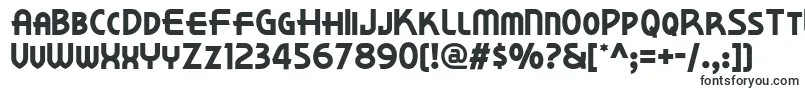 Шрифт Kornerdelinf – контурные шрифты