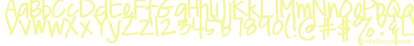 En savoir plus sur la police DjbMeAndMyShadowLight Police DjbMeAndMyShadowLight – polices jaunes