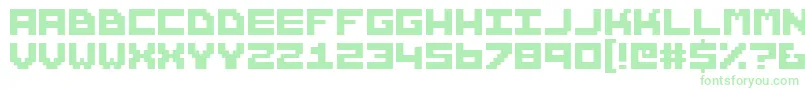 Czcionka Hunter ffy – zielone czcionki