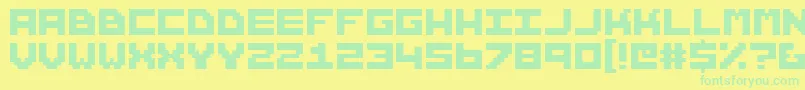 Lisätietoja Hunter ffy-fontista Hunter ffy-fontti – vihreät fontit keltaisella taustalla