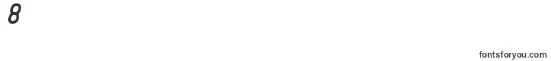 JuiceBoldItalic Font – Fonts for Digit 8