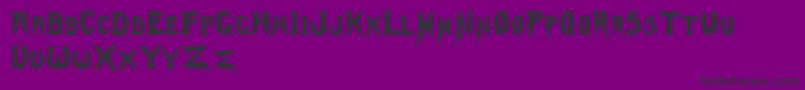 Swamp ffy Font – Black Fonts on Purple Background