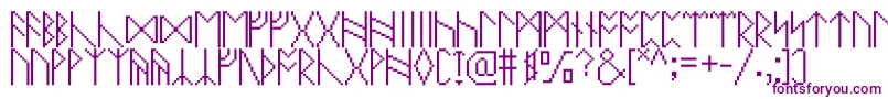 Pixelrunes Font – Purple Fonts