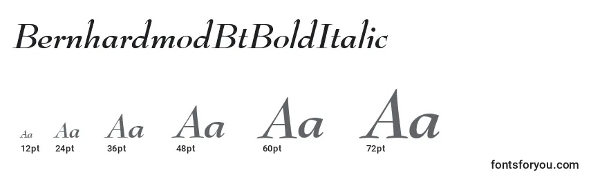 BernhardmodBtBoldItalic Font Sizes