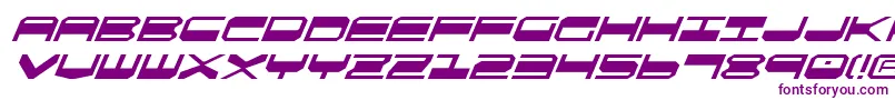 Qgear2i Font – Purple Fonts on White Background