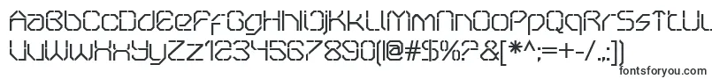 Шрифт OricneoStencil – геометрические шрифты