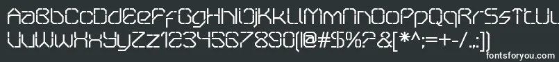 OricneoStencil Font – White Fonts