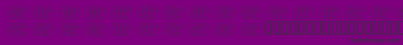 fuente FlBearyGoodFriends – Fuentes Negras Sobre Fondo Morado