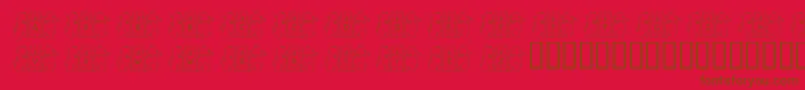 FlBearyGoodFriends Font – Brown Fonts on Red Background