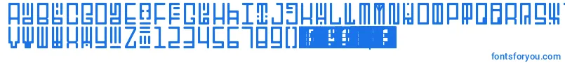 TotemRegular Font – Blue Fonts on White Background