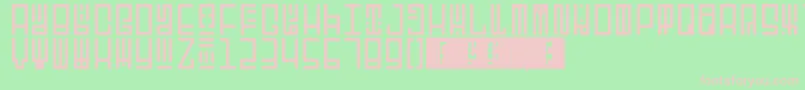 TotemRegular Font – Pink Fonts on Green Background