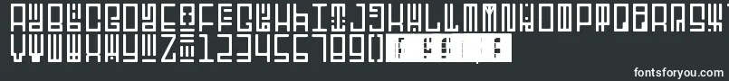 TotemRegular Font – White Fonts on Black Background