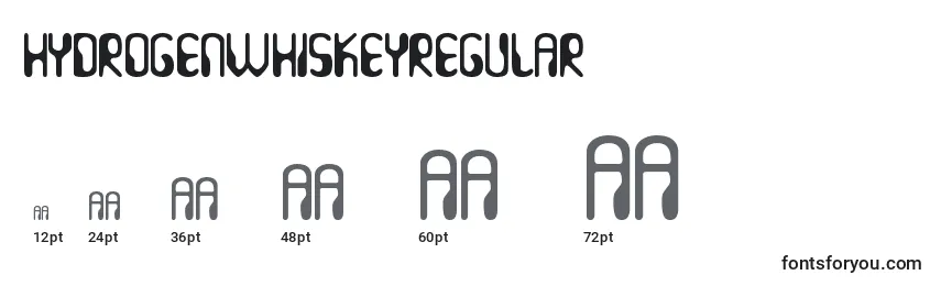 HydrogenwhiskeyRegular Font Sizes