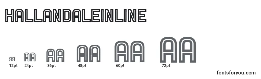 Hallandaleinline Font Sizes