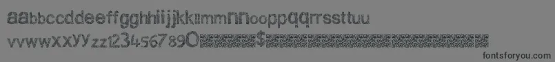 Cleanscratch Font – Black Fonts on Gray Background