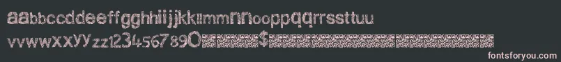 Cleanscratch Font – Pink Fonts on Black Background