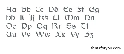 Обзор шрифта Gaelic