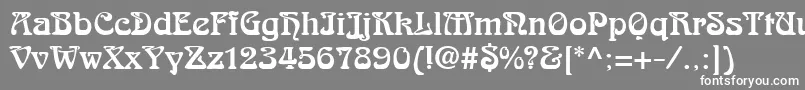 ArabikdbNormal Font – White Fonts on Gray Background