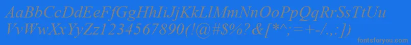 Шрифт TimesNewRomanРљСѓСЂСЃРёРІ – серые шрифты на синем фоне