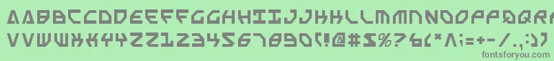 フォントSscriptv2 – 緑の背景に灰色の文字