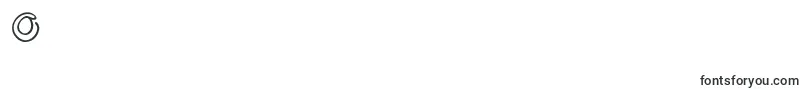 Czcionka KlammeraffenItalic – czcionki cyfry 0
