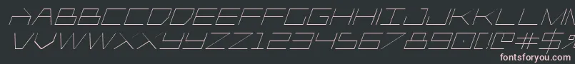 Czcionka Player1upital – różowe czcionki na czarnym tle