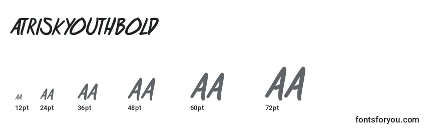 AtRiskYouthBold Font Sizes