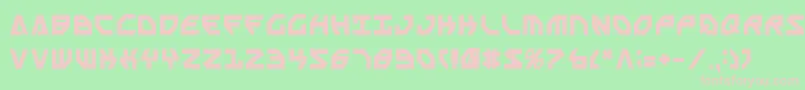 ScarabScriptBold Font – Pink Fonts on Green Background