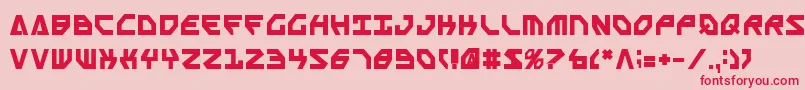 ScarabScriptBold Font – Red Fonts on Pink Background