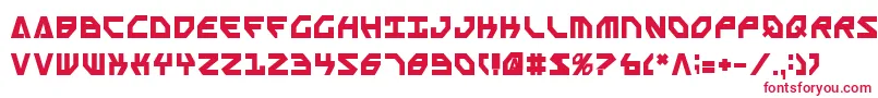 フォントScarabScriptBold – 赤い文字