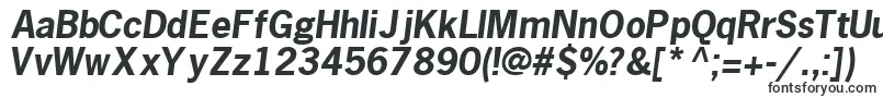 MacroblacksskBoldItalic-fontti – Televisioon tarkoitetut fontit