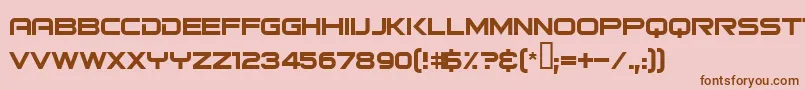 More about Bitsumishi Font Bitsumishi Font – Brown Fonts on Pink Background
