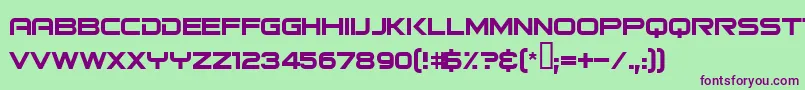 More about Bitsumishi Font Bitsumishi Font – Purple Fonts on Green Background