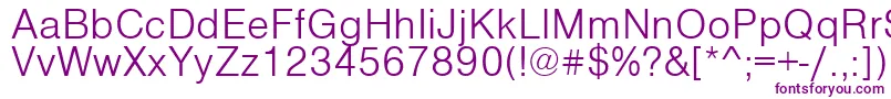 VantaLightPlain.001.001 Font – Purple Fonts on White Background