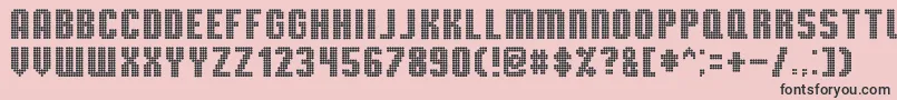 More about Tmbgstd ffy Font Tmbgstd ffy Font – Black Fonts on Pink Background