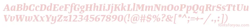 TangerserifmediumBolditalic Font – Pink Fonts