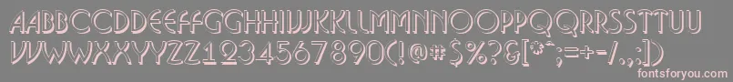 ABosanovash Font – Pink Fonts on Gray Background