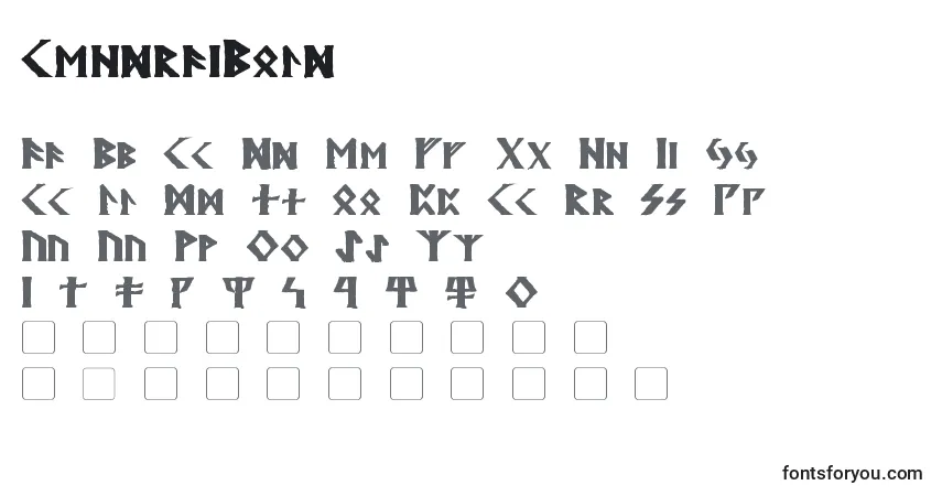 Schriftart KehdraiBold – Alphabet, Zahlen, spezielle Symbole